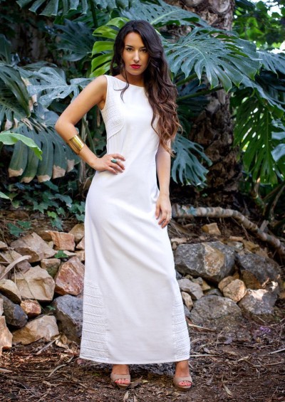 Robe Panama Brodé a la main